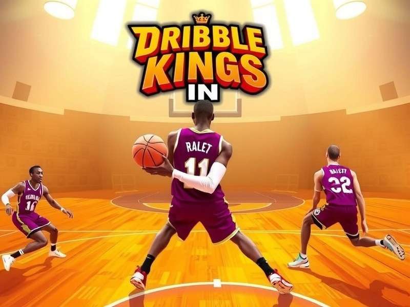Intense football action in Dribble Kings IN Dribble Kings IN Gameplay